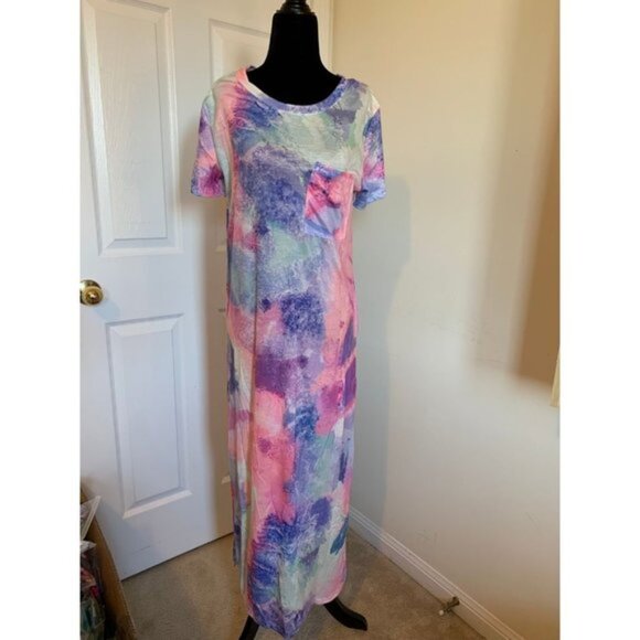 Tie Dye Maxi Dress - Picture 6 of 7